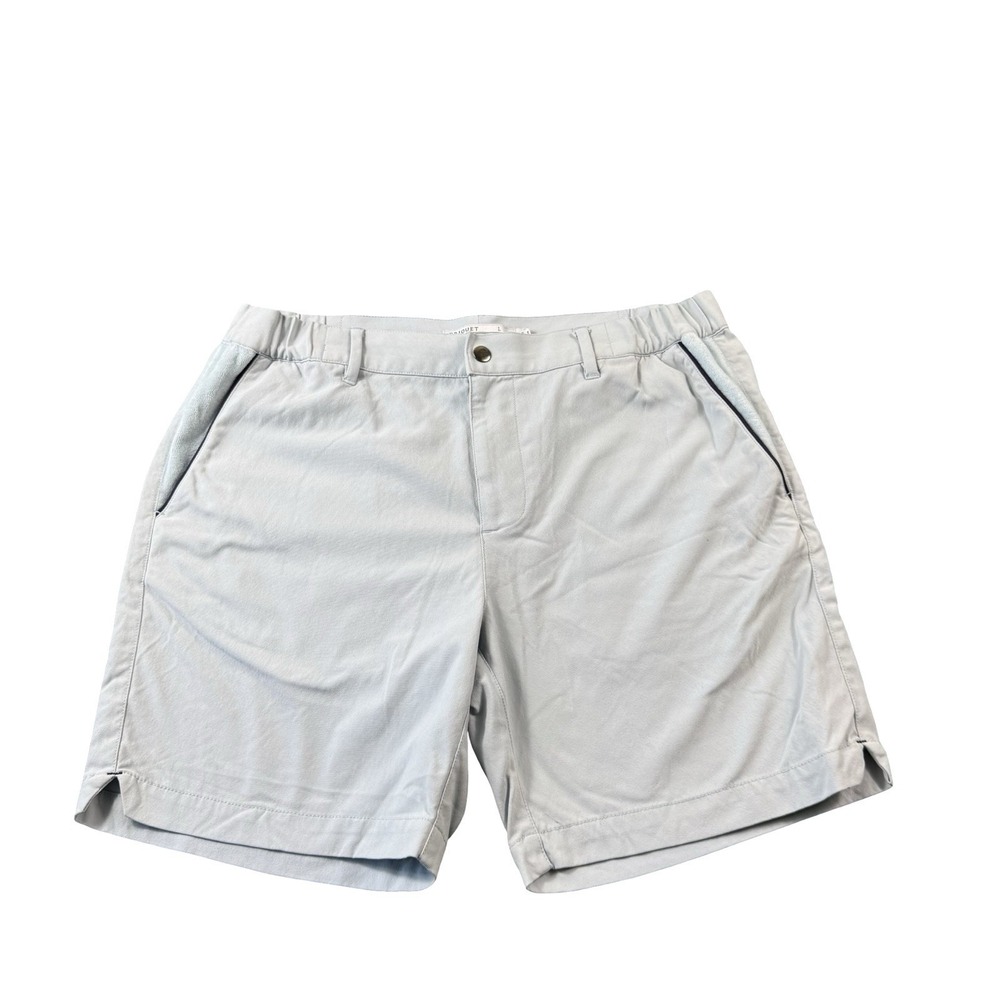 Criquet Blue Nylon Spandex Stretch Waist Mens Golf Short Size Large